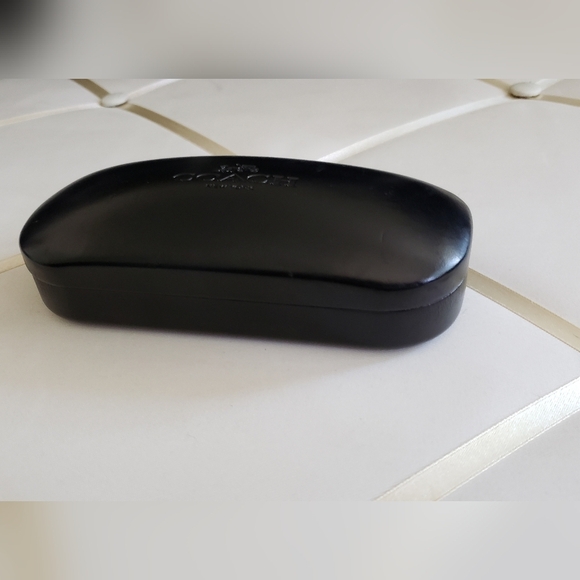 Coach Vintage Authentic Black Hard  Clamshell Eyeglasses / Sunglasses Case EUC - Picture 2 of 6